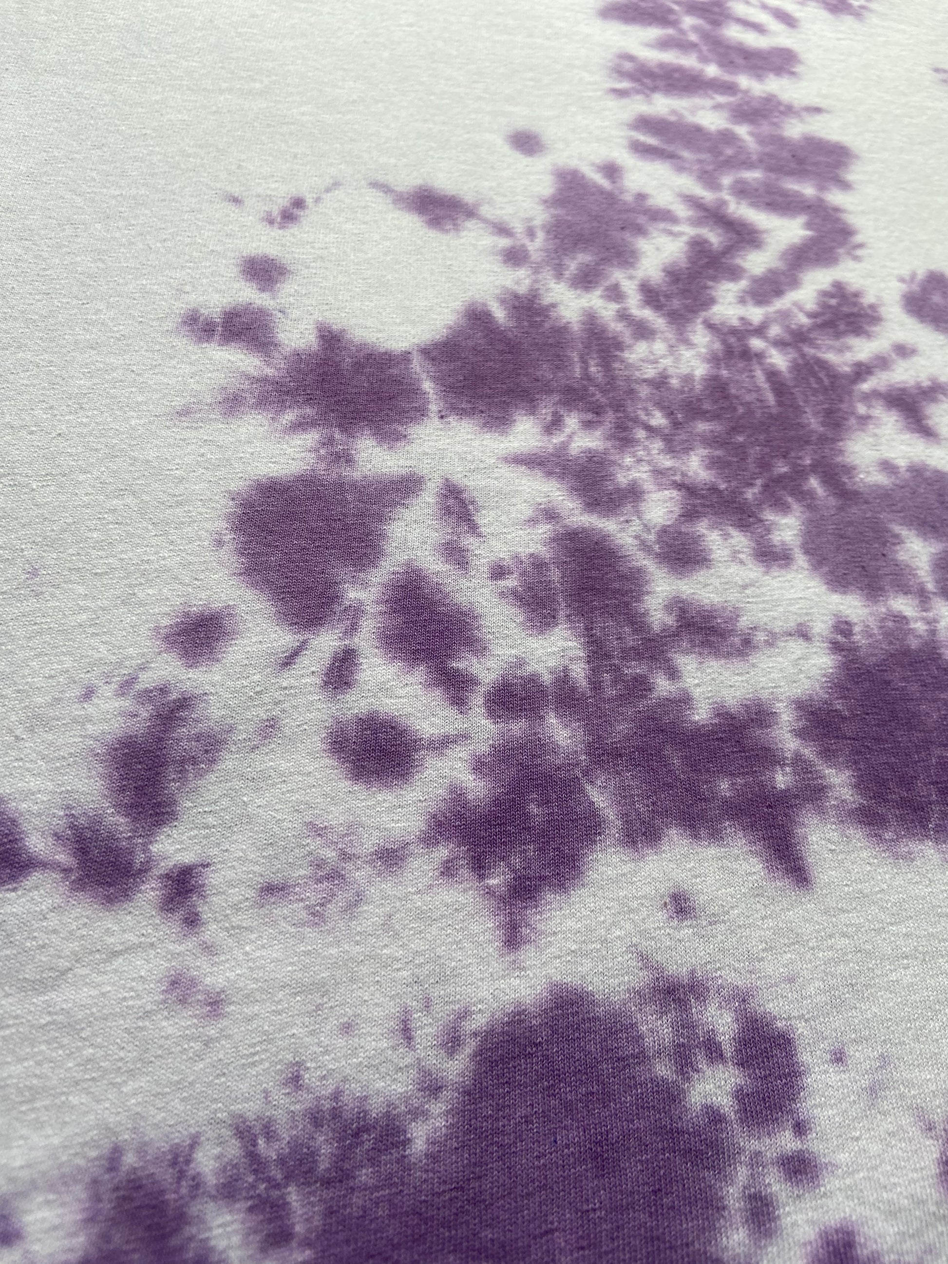 Deep Purple Accent Tie Dye T-Shirt, Adult, Youth, Unisex, XS, S, M, L, XL, 2XL, 3XL, 4XL, 5XL, Dyed in the UK, Gift