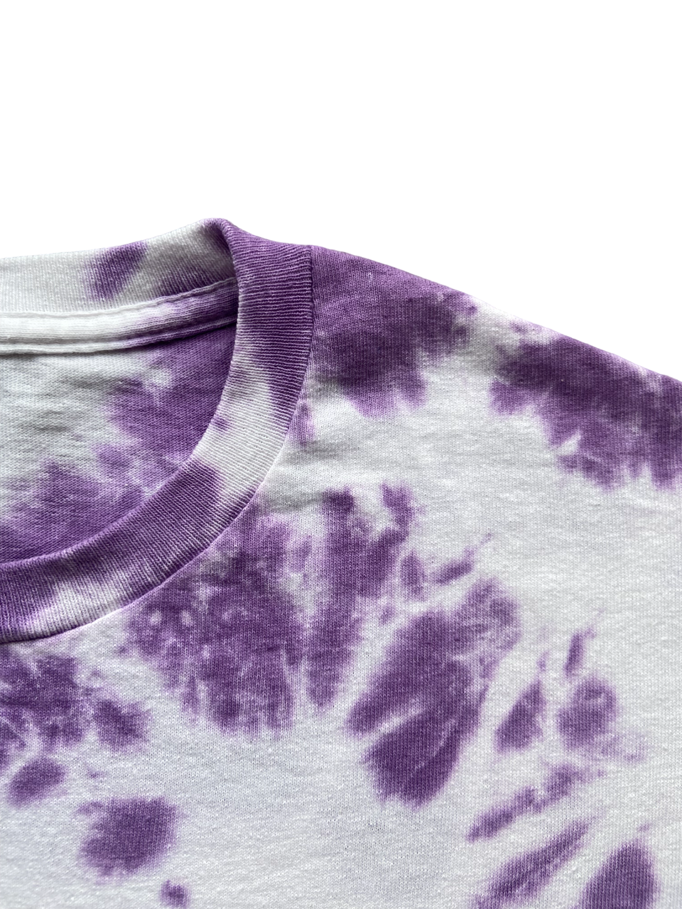 Deep Purple Accent Tie Dye T-Shirt, Adult, Youth, Unisex, XS, S, M, L, XL, 2XL, 3XL, 4XL, 5XL, Dyed in the UK, Gift
