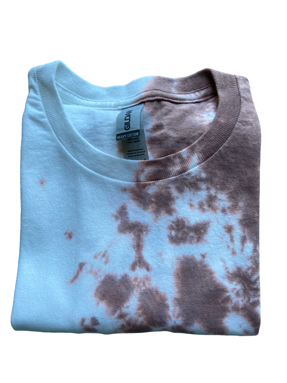 Dutch Chocolate Accent Tie Dye T-Shirt, Adult, Youth, Unisex, XS, S, M, L, XL, 2XL, 3XL, 4XL, 5XL, Dyed in the UK, Gift