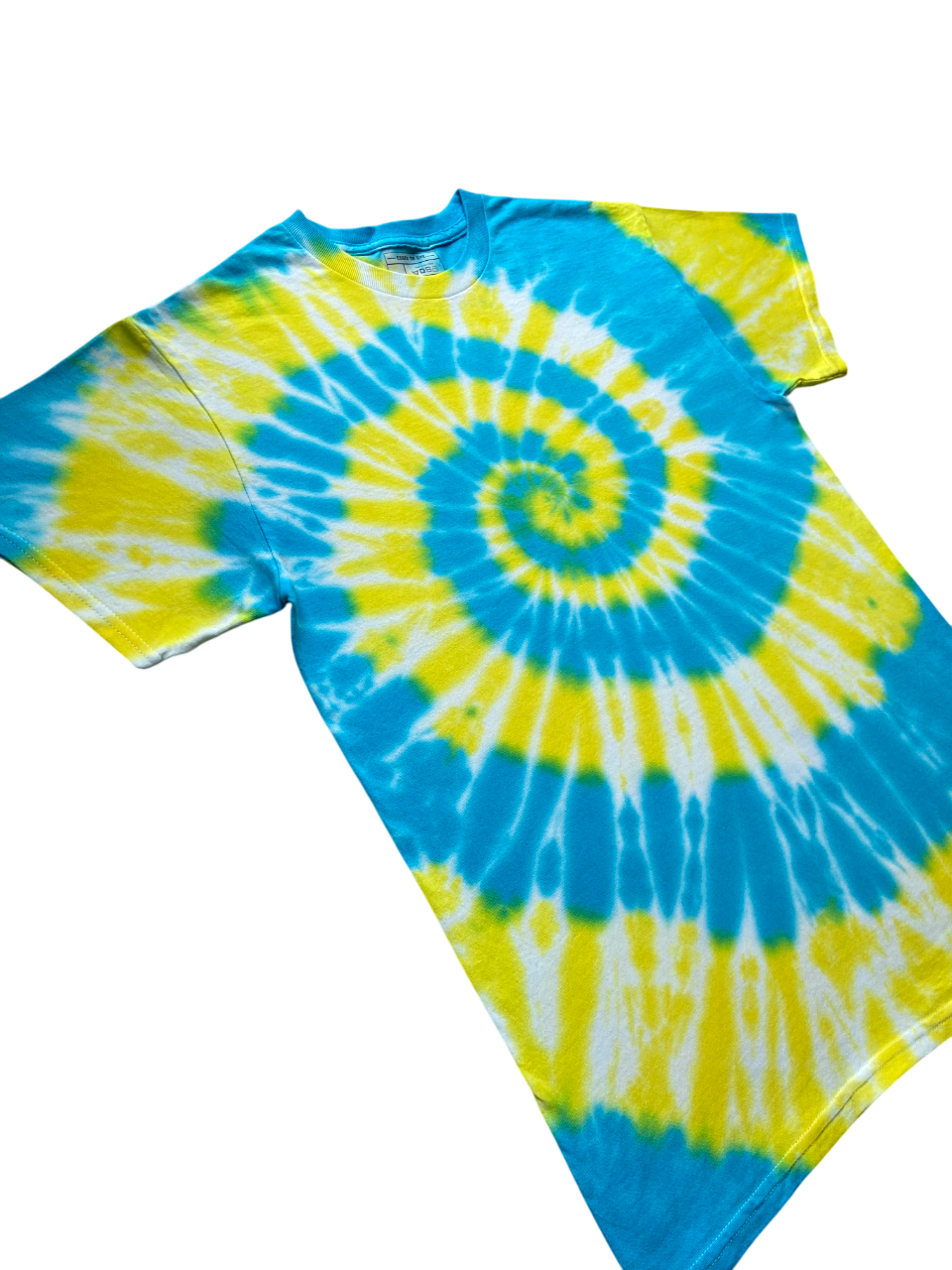 Blue and Yellow Spiral