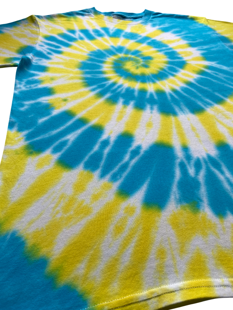 Blue and Yellow Spiral