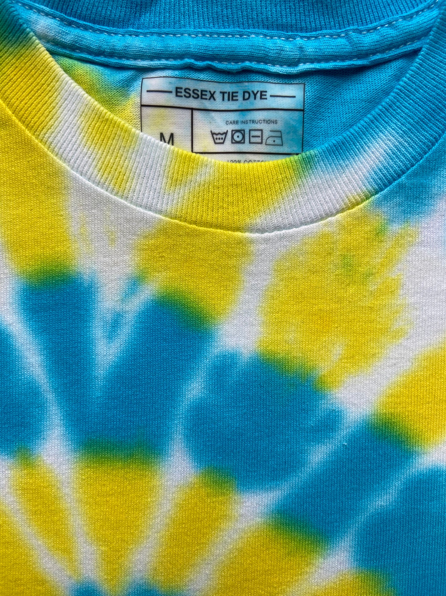 Blue and Yellow Spiral