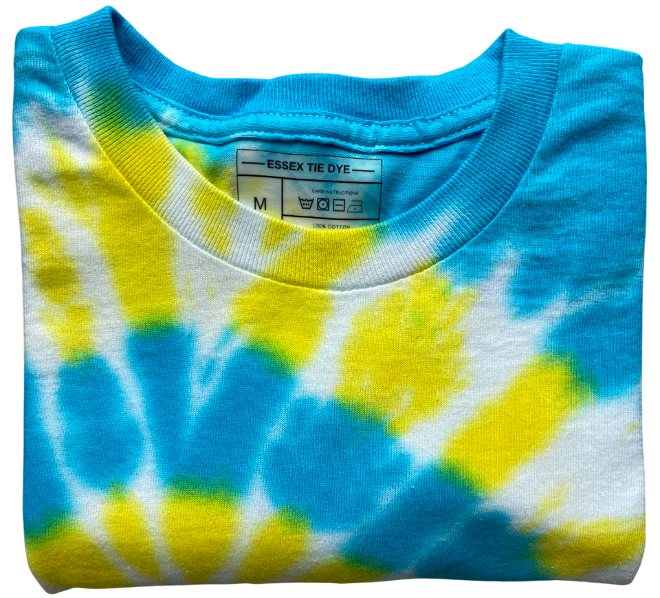 Blue and Yellow Spiral