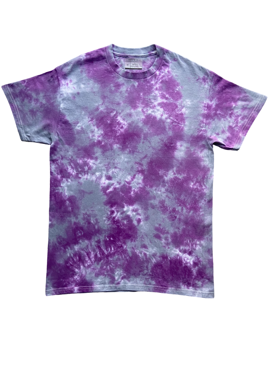 Purple and Grey Scrunch Tie Dye T-Shirt, Adult, Youth, Unisex, XS, S, M, L, XL, 2XL, 3XL, 4XL, 5XL, Dyed in the UK, Gift