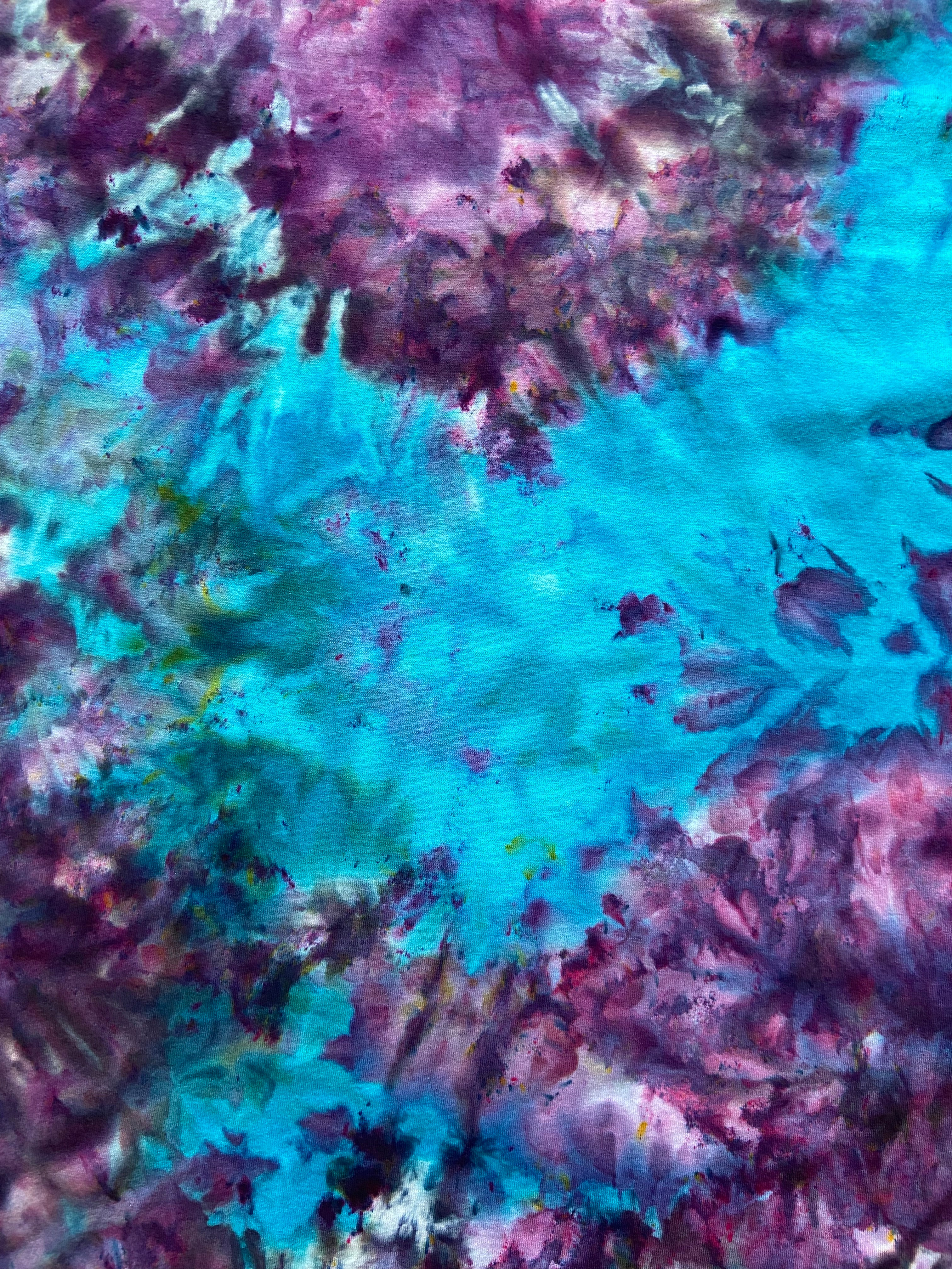 Abstract pattern with blue and purple hues