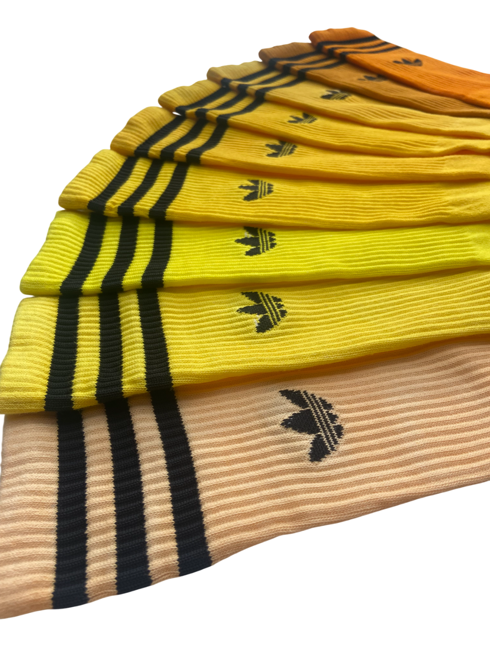 Adidas Yellow Tie Dye High Crew Sock Collection
