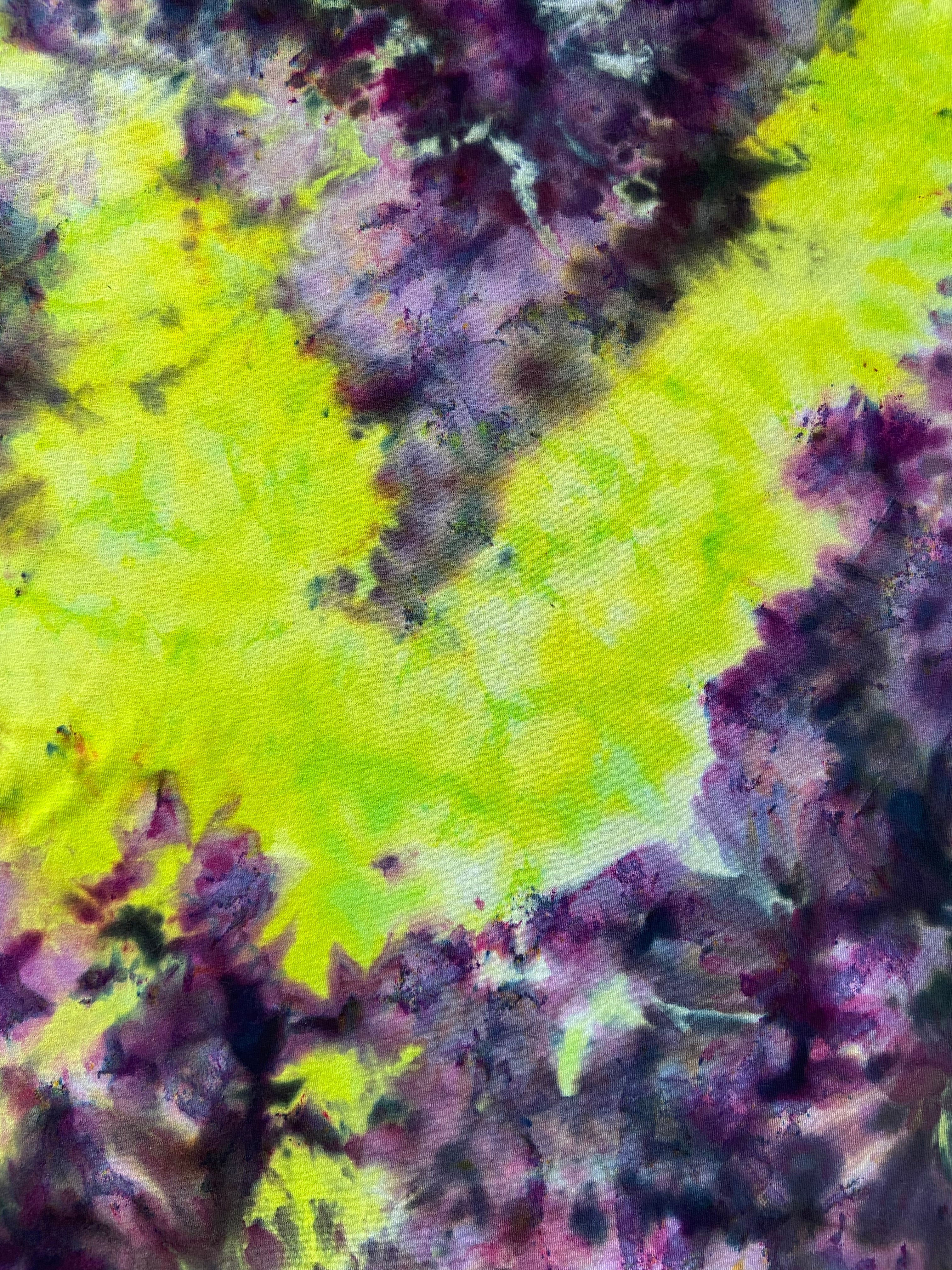 Abstract pattern with green and purple colors