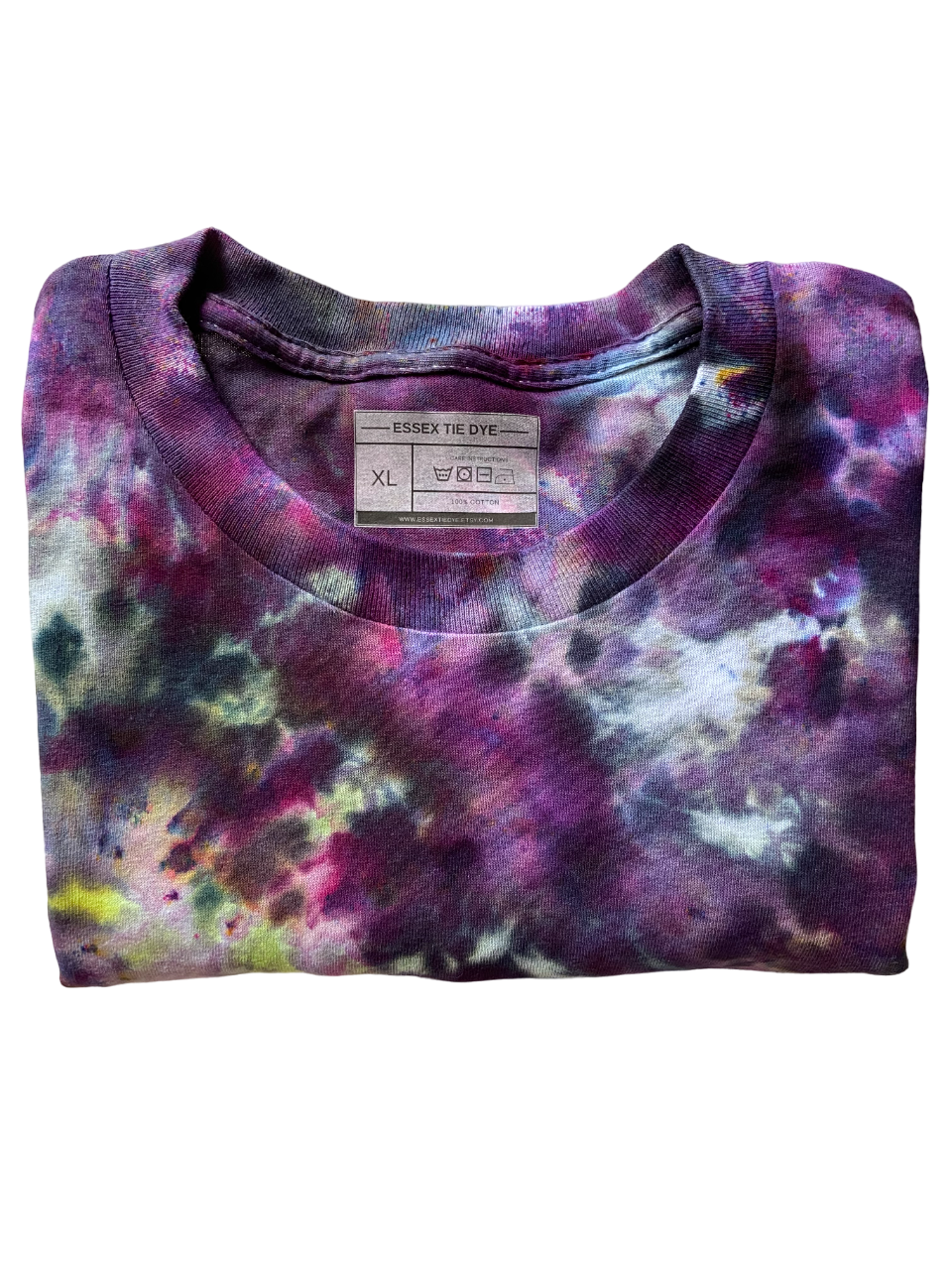 Lime Nebula Ice Tie Dye T-Shirt, Adult, Youth, Unisex XS, S, M, L, XL, 2XL, 3XL, 4XL, 5XL, Dyed in the UK, Gift