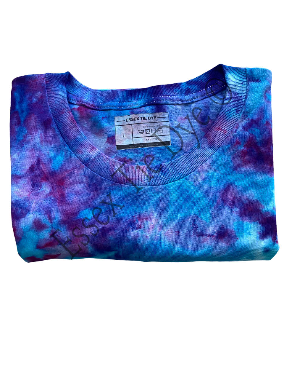 Blue Tranquility Ice Tie Dye