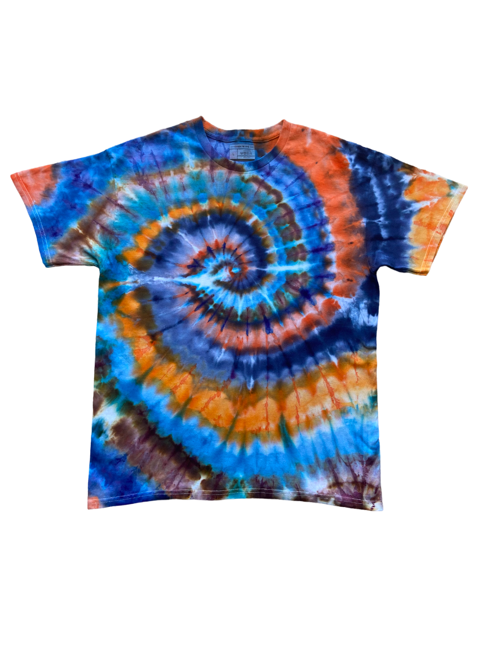 The Southwold Ice Tie Dye T-Shirt, Adult, Youth, Unisex XS, S, M, L, XL, 2XL, 3XL, 4XL, 5XL, Dyed in the UK, Gift