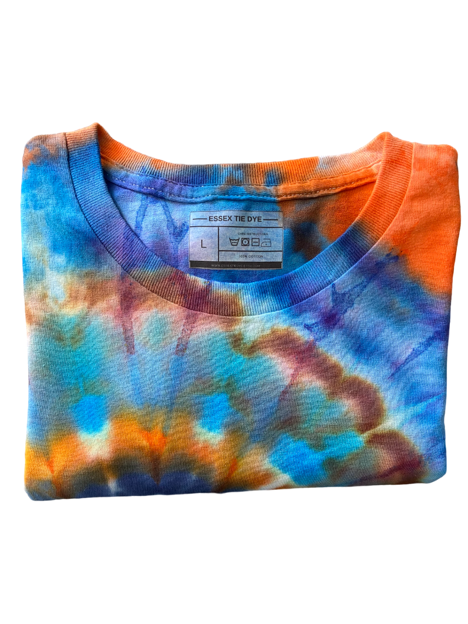The Southwold Ice Tie Dye T-Shirt, Adult, Youth, Unisex XS, S, M, L, XL, 2XL, 3XL, 4XL, 5XL, Dyed in the UK, Gift