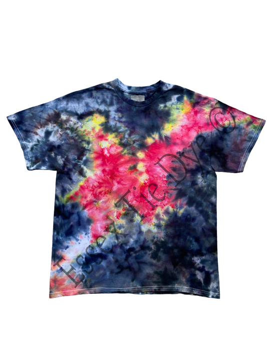 Red Nebula Ice Tie Dye