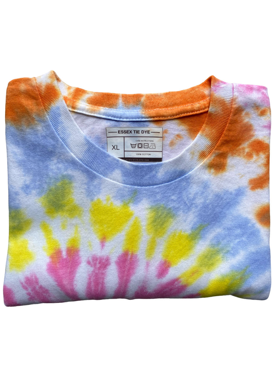 Circus Spiral Tie Dye T-Shirt, Adult, Youth, Unisex, XS, S, M, L, XL, 2XL, 3XL, 4XL, 5XL, Dyed in the UK, Gift