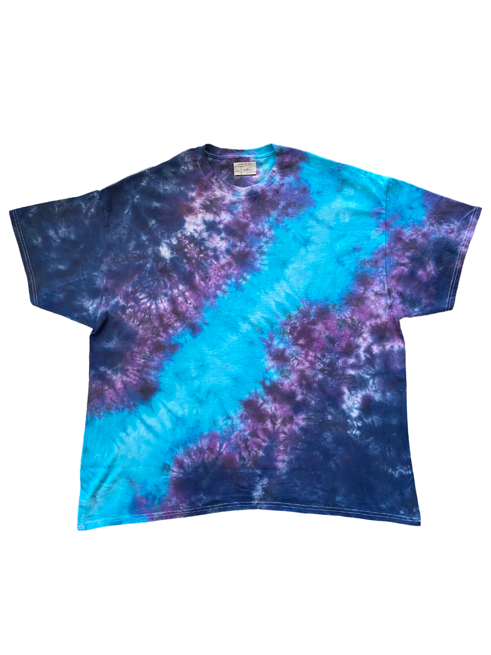 Glacier Blue Space Nebula Tie Dye T-Shirt, Adult, Youth, Unisex, XS, S, M, L, XL, 2XL, 3XL, 4XL, 5XL, Dyed in the UK, Gift