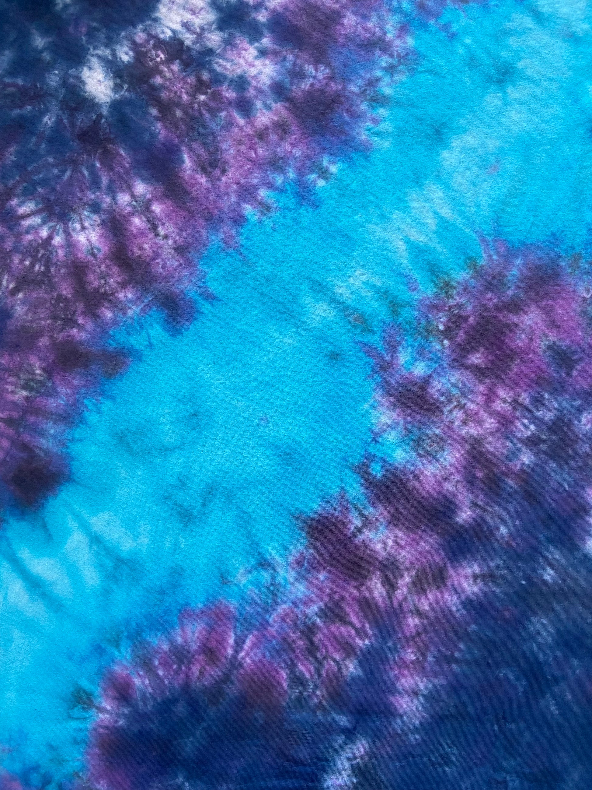 Glacier Blue Space Nebula Tie Dye T-Shirt, Adult, Youth, Unisex, XS, S, M, L, XL, 2XL, 3XL, 4XL, 5XL, Dyed in the UK, Gift