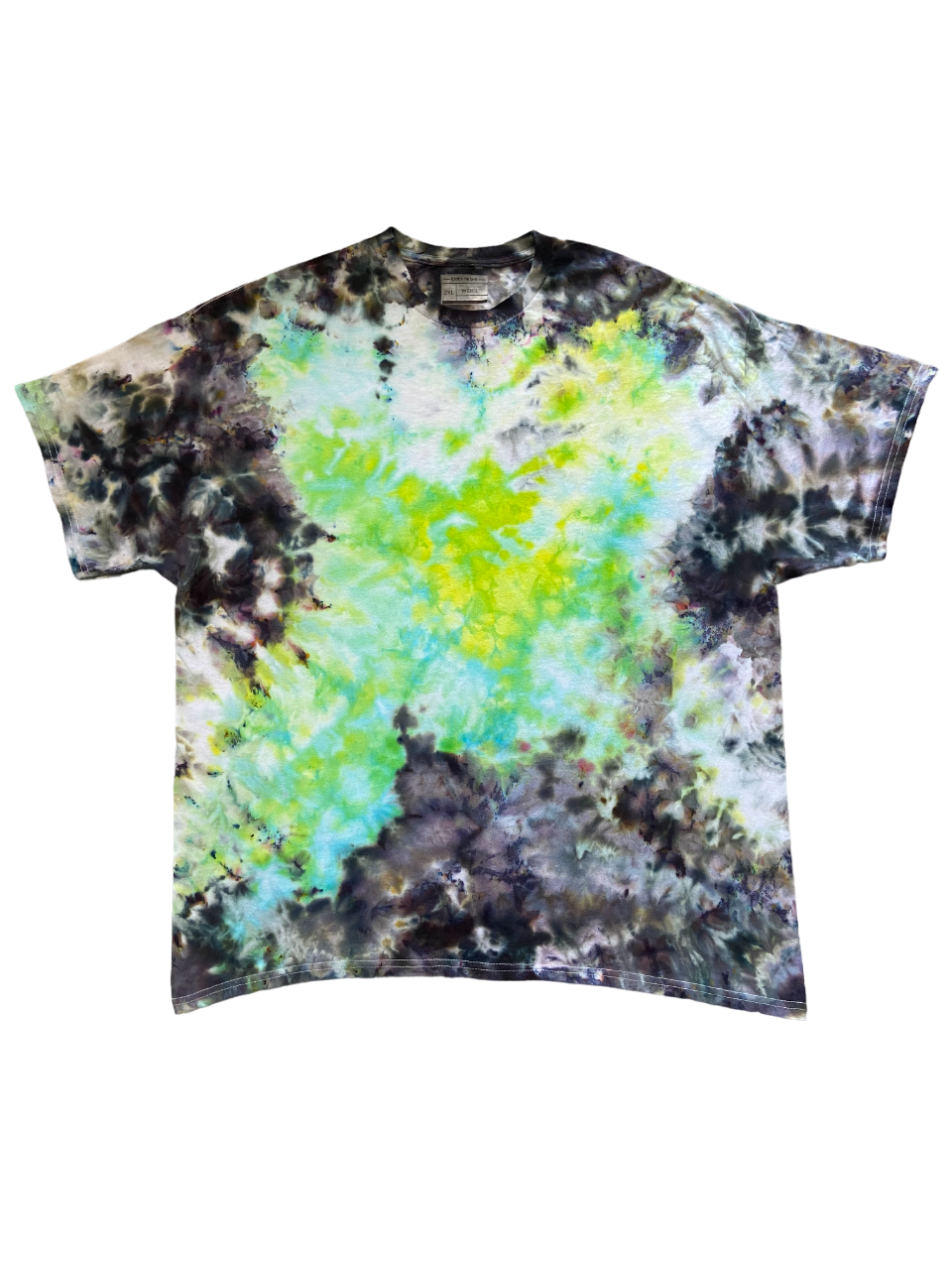 Emerging Green Nebula Tie Dye T-Shirt, Adult, Youth, Unisex, XS, S, M, L, XL, 2XL, 3XL, 4XL, 5XL, Dyed in the UK, Gift