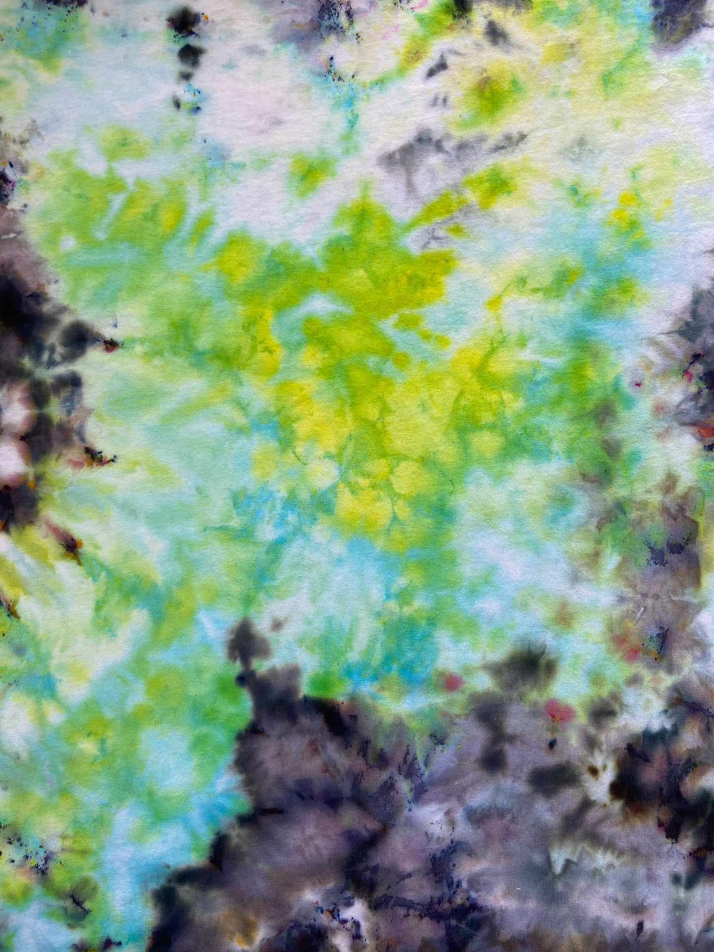 Emerging Green Nebula Tie Dye T-Shirt, Adult, Youth, Unisex, XS, S, M, L, XL, 2XL, 3XL, 4XL, 5XL, Dyed in the UK, Gift