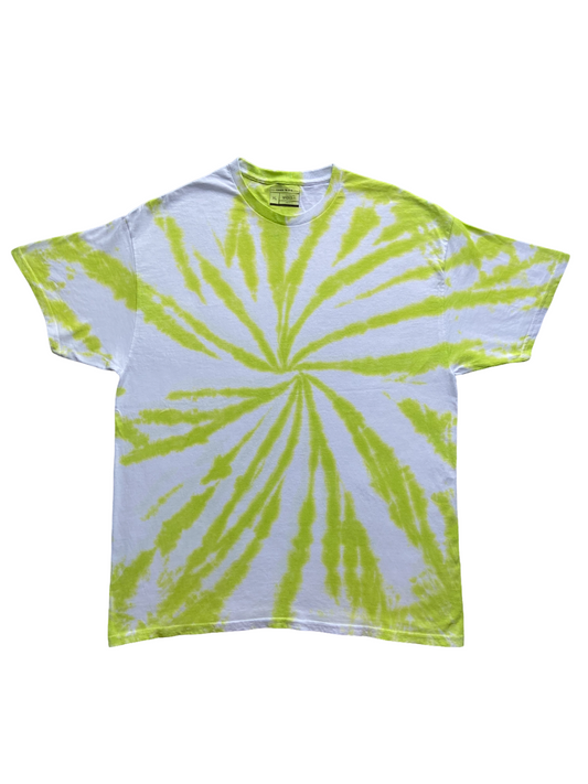 Lime Swirl Tie Dye T-Shirt, Adult, Youth, Unisex, XS, S, M, L, XL, 2XL, 3XL, 4XL, 5XL, Dyed in the UK, Gift