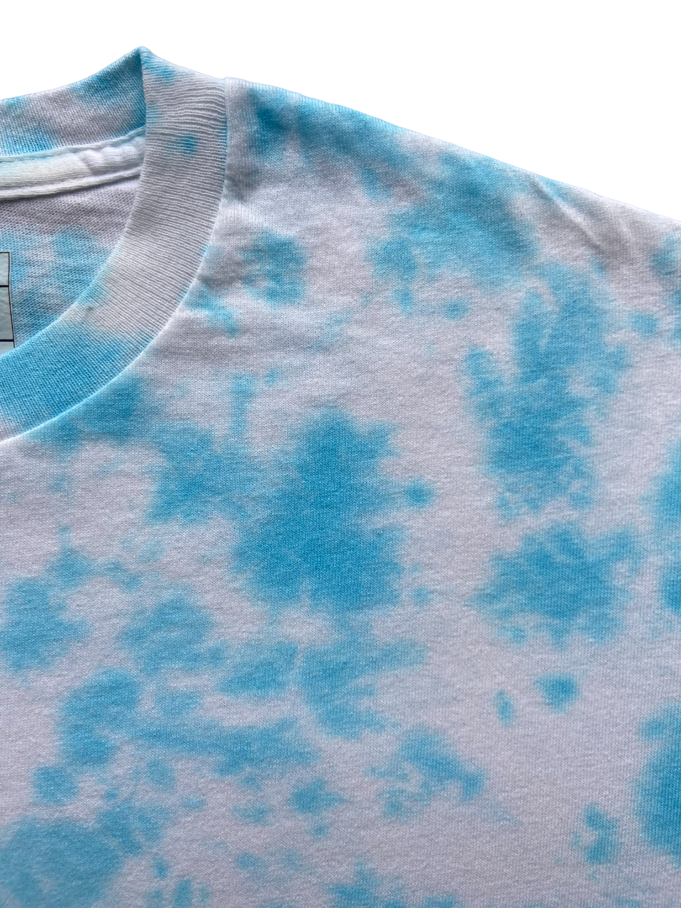 Glacier Blue Scrunch Tie Dye T-Shirt, Adult, Unisex, S, M, L, XL, 2XL, 3XL, 4XL, 5XL, Dyed in the UK, Gift