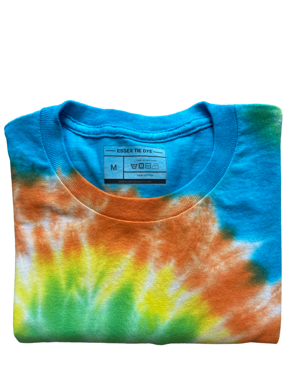 Spring Spiral Tie Dye T-Shirt, Adult, Youth, Unisex, XS, S, M, L, XL, 2XL, 3XL, 4XL, 5XL, Dyed in the UK, Gift