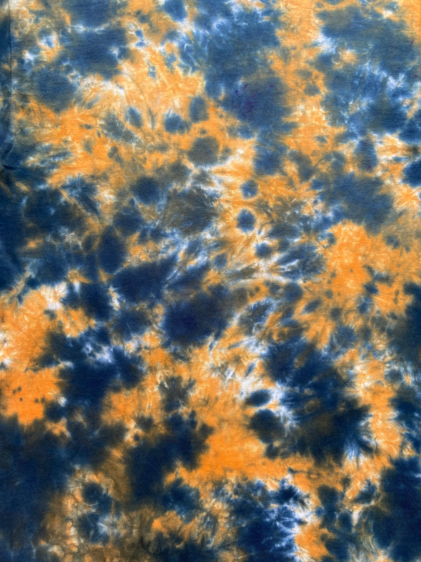 Orange and Black Scrunch Tie Dye T-Shirt, Adult, Youth, Unisex, XS, S, M, L, XL, 2XL, 3XL, 4XL, 5XL, Dyed in the UK, Gift, Handmade to order