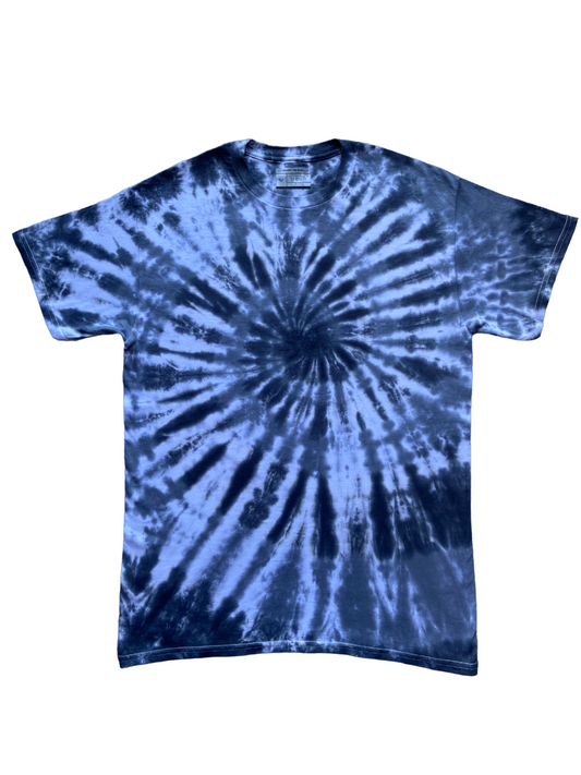 Black and Grey Spiral Tie Dye