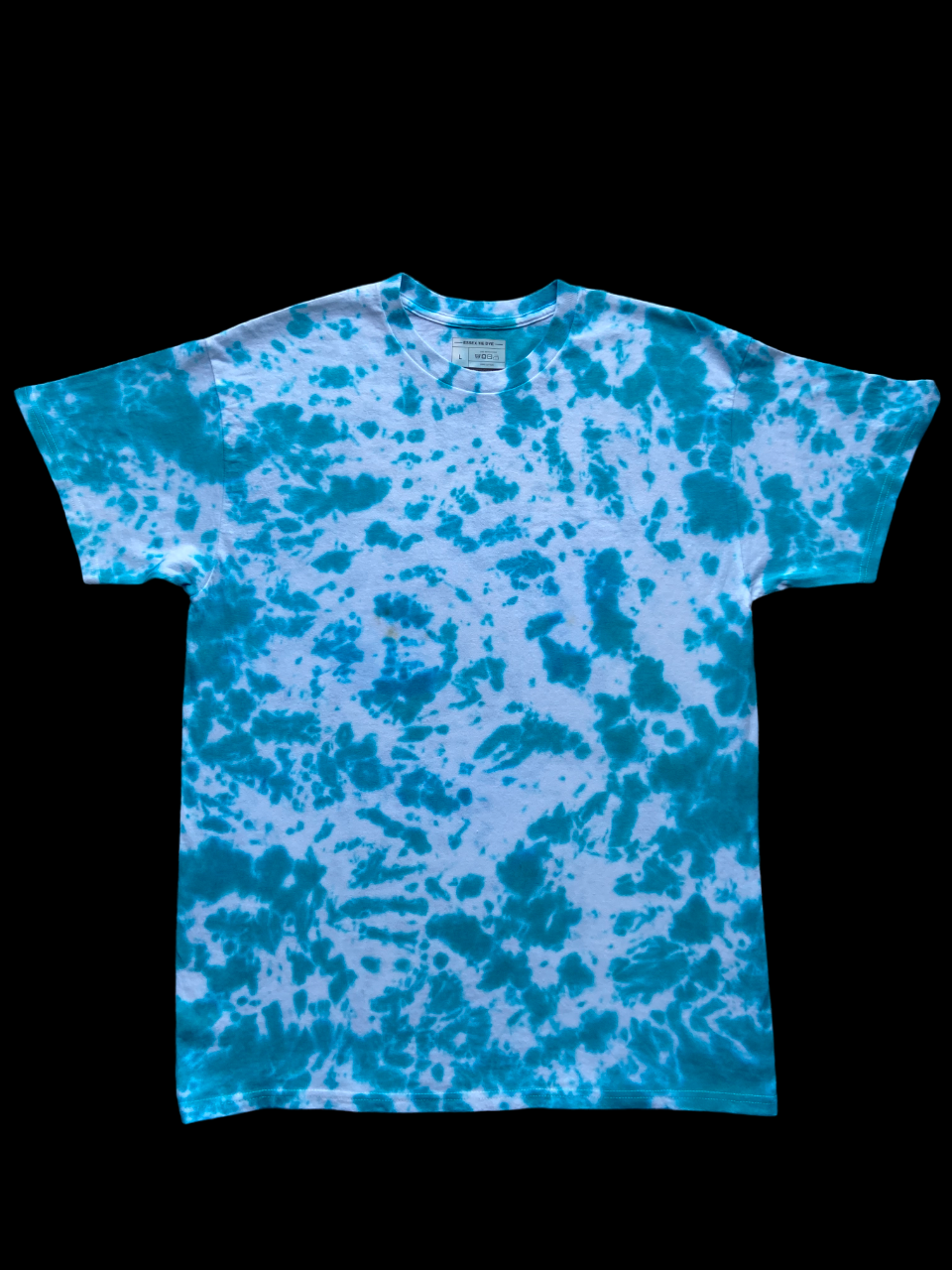 Jade Green Scrunch Tie Dye T-Shirt, Adult, Unisex, S, M, L, XL, 2XL, 3XL, 4XL, 5XL, Dyed in the UK, Gift