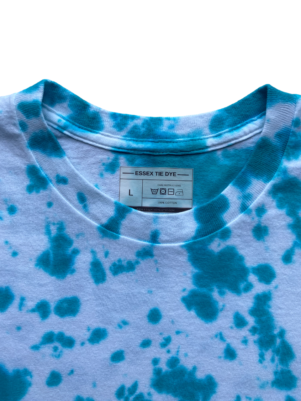 Jade Green Scrunch Tie Dye T-Shirt, Adult, Unisex, S, M, L, XL, 2XL, 3XL, 4XL, 5XL, Dyed in the UK, Gift