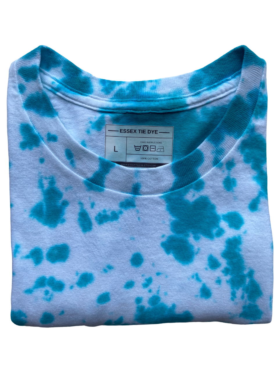 Jade Green Scrunch Tie Dye T-Shirt, Adult, Unisex, S, M, L, XL, 2XL, 3XL, 4XL, 5XL, Dyed in the UK, Gift