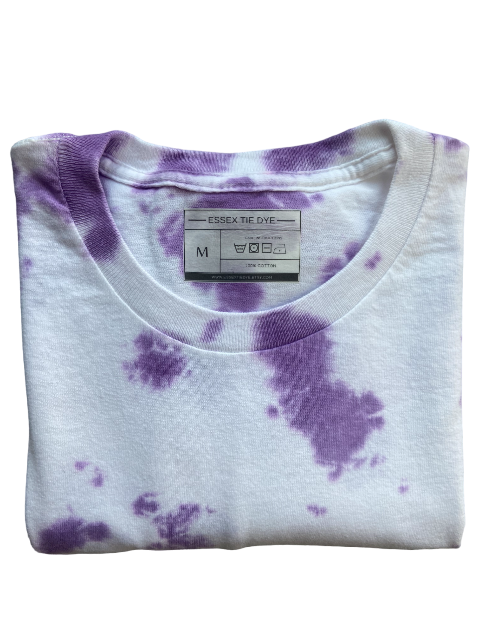 Deep Purple Scrunch Tie Dye T-Shirt, Adult, Youth, Unisex, XS, S, M, L, XL, 2XL, 3XL, 4XL, 5XL, Dyed in the UK, Gift