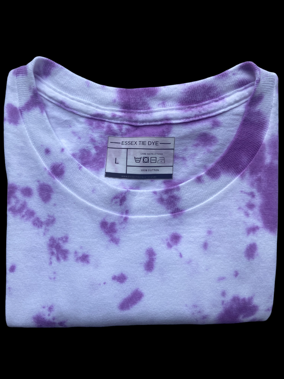 Grape Scrunch Tie Dye T-Shirt, Adult, Unisex, S, M, L, XL, 2XL, 3XL, 4XL, 5XL, Dyed in the UK, Gift