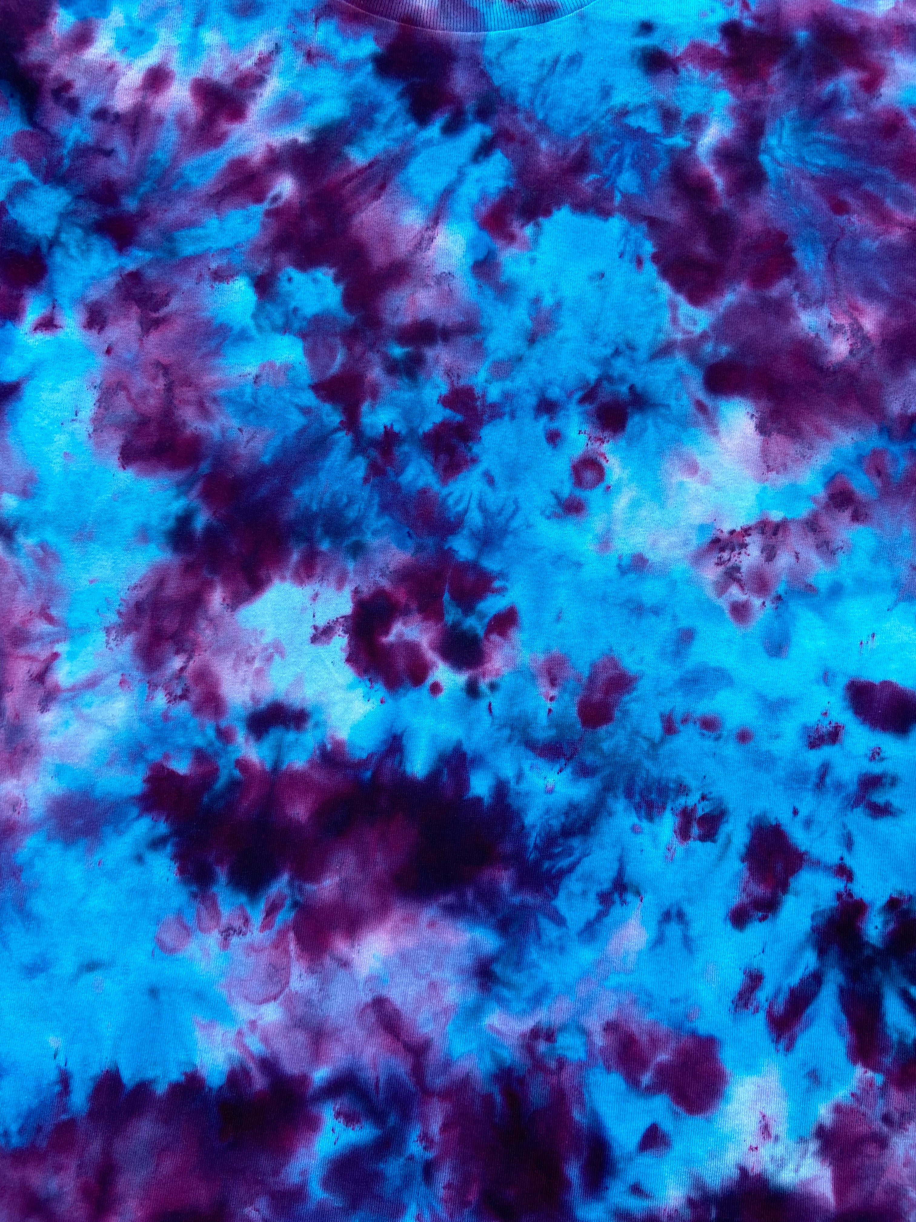 Abstract pattern of blue and purple colors