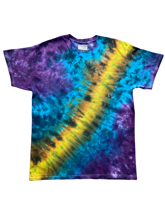 Yellow Space Nebula Tie Dye