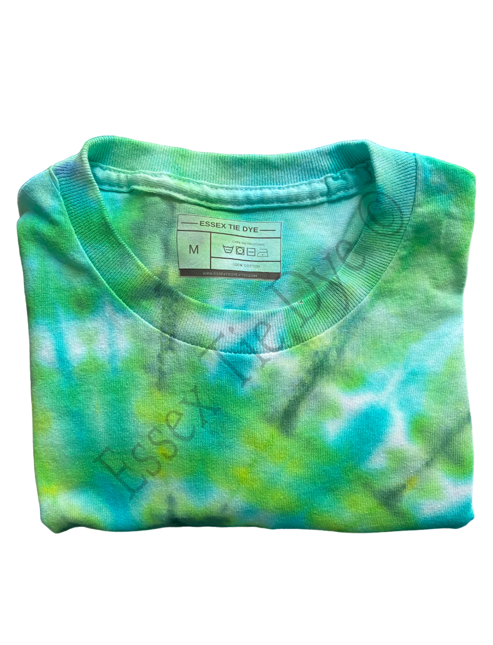 Green Vortex Ice Tie Dye