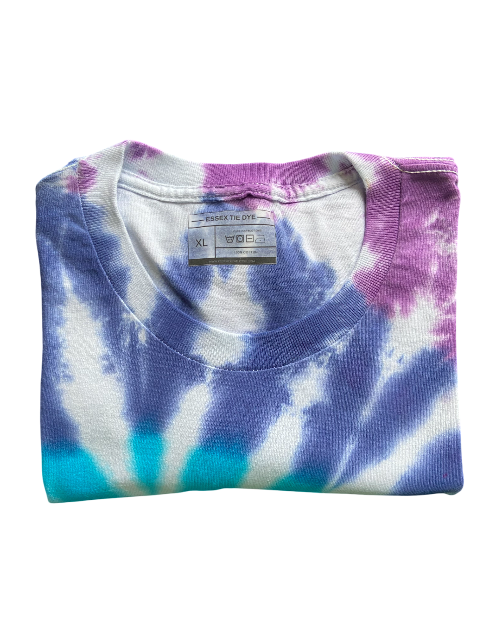 The Abstract Spiral Tie Dye T-Shirt, Adult, Youth, Unisex XS, S, M, L, XL, 2XL, 3XL, 4XL, 5XL, Dyed in the UK, Gift, Hand dyed, Unique