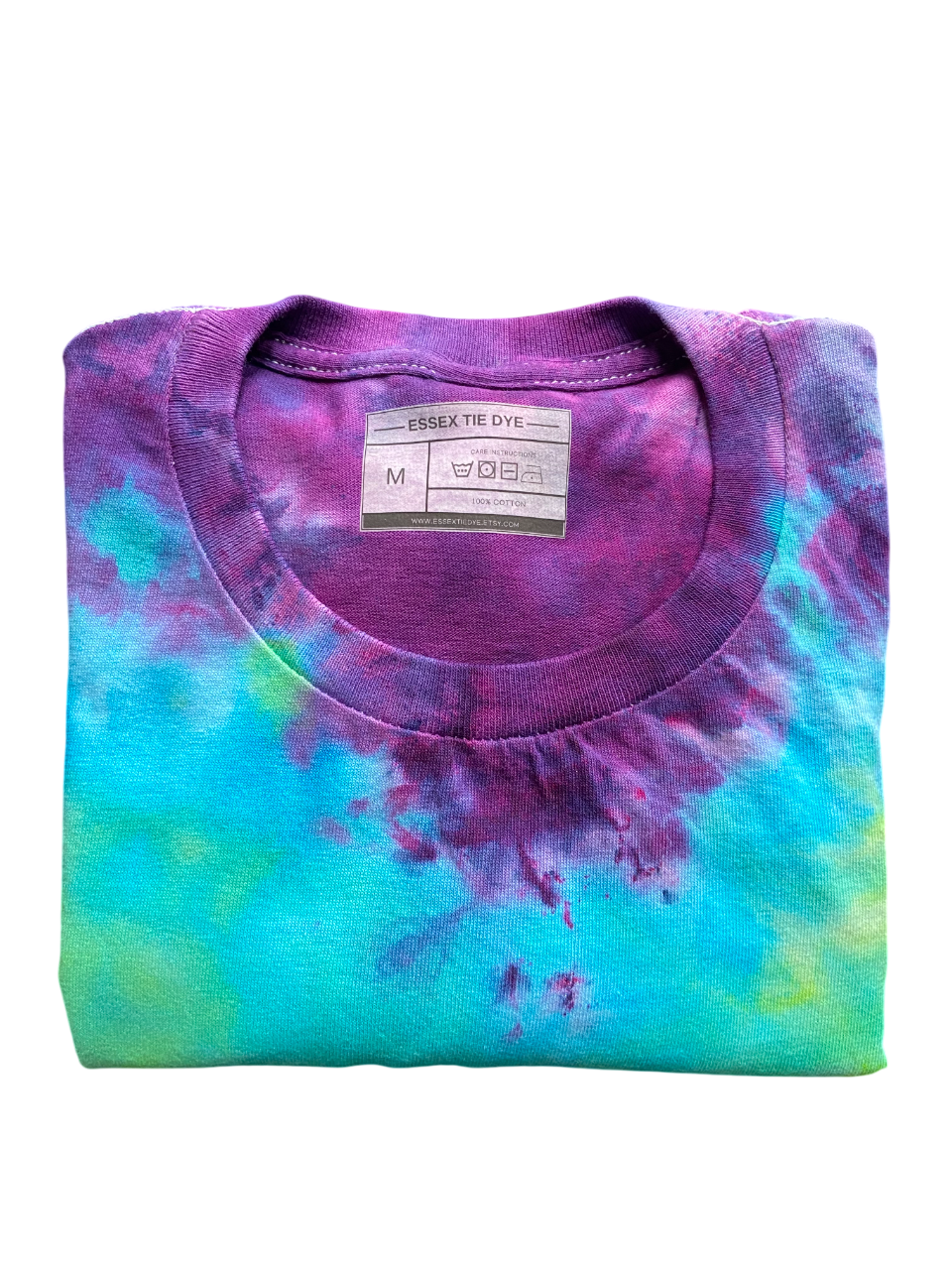 Rainbow Ice Tie Dye T-Shirt, Adult, Youth, Unisex XS, S, M, L, XL, 2XL, 3XL, 4XL, 5XL, Dyed in the UK, Gift