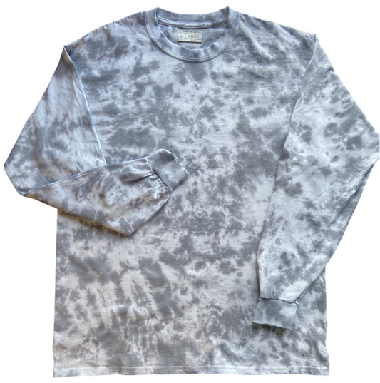 2 Tone Neutral Grey Scrunch Tie Dye T-Shirt, Adult, Youth, Unisex, XS, S, M, L, XL, 2XL, 3XL, 4XL, 5XL, Dyed in the UK, Gift