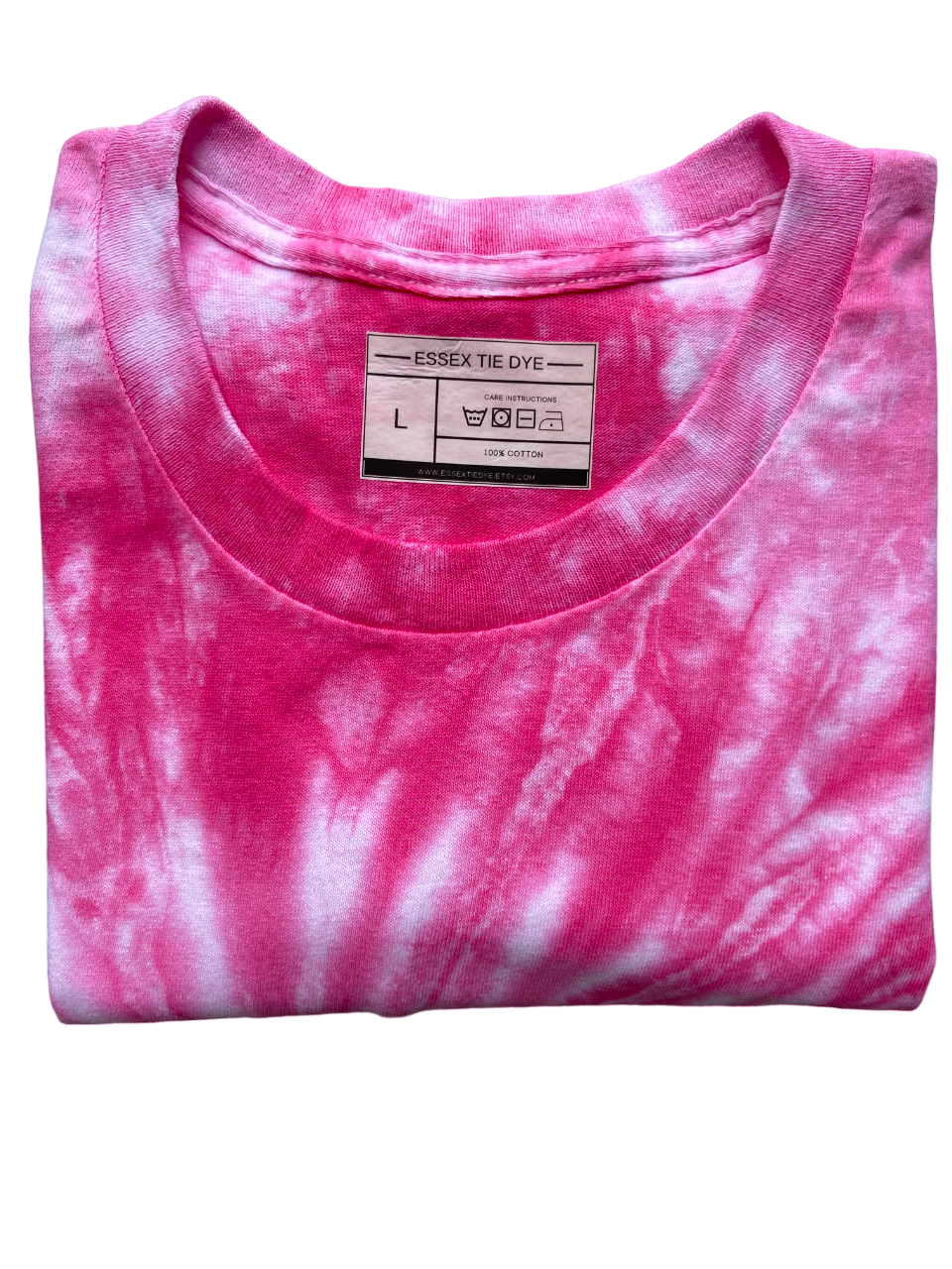 Hot Pink 2 Tone Spiral Tie Dye T-Shirt, Adult, Youth, Unisex, XS, S, M, L, XL, 2XL, 3XL, 4XL, 5XL, Dyed in the UK, Gift