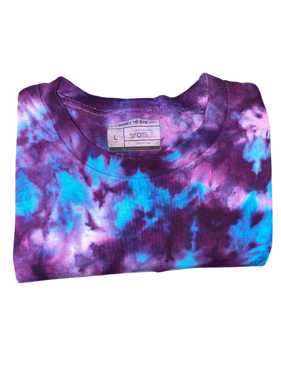 Blue Cosmos Ice Tie Dye T-Shirt, Adult, Youth, Unisex XS, S, M, L, XL, 2XL, 3XL, 4XL, 5XL, Dyed in the UK, Gift