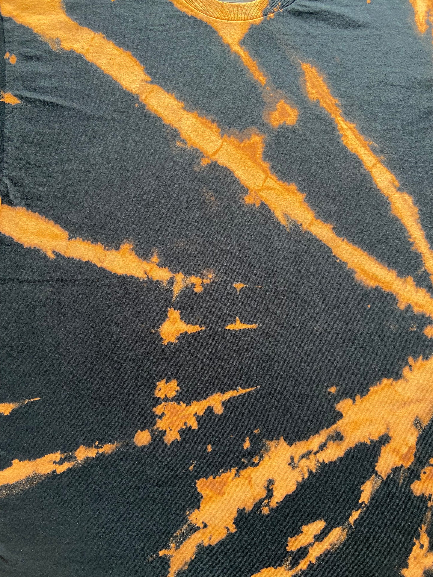 Black Bleach Shatter T-Shirt, Adult, Youth, XS, S, M, L, XL, 2XL, 3XL, 4XL, 5XL, Dyed in the UK, Gift