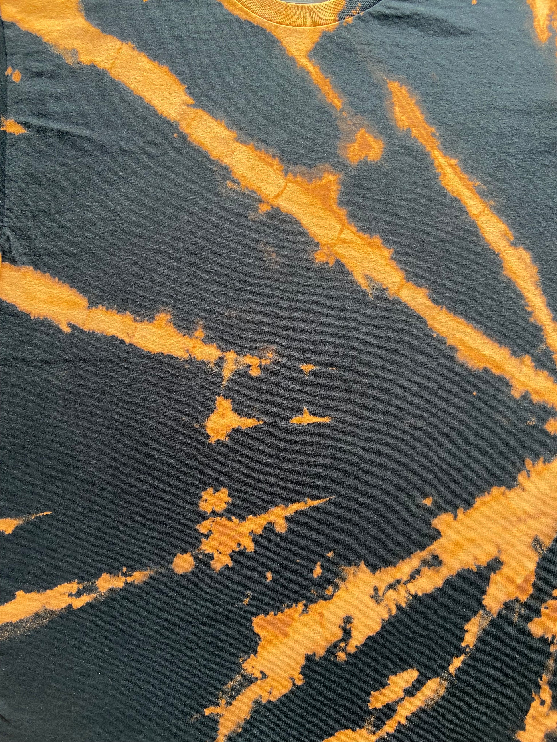 Black Bleach Shatter T-Shirt, Adult, Youth, XS, S, M, L, XL, 2XL, 3XL, 4XL, 5XL, Dyed in the UK, Gift