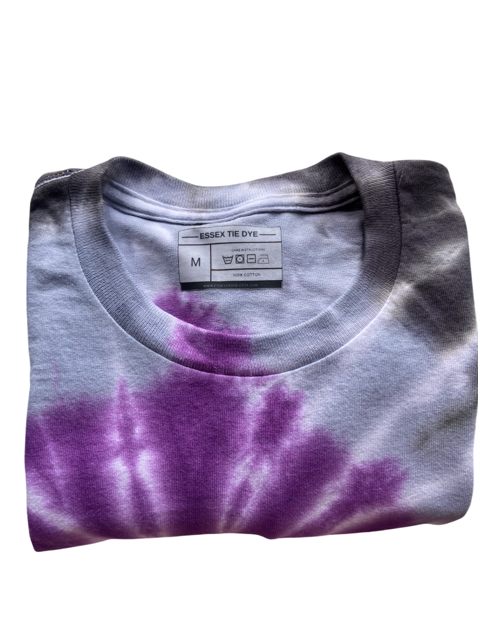 Purple, Grey and Black Spiral Tie Dye T-Shirt, Adult, Youth, Unisex, XS, S, M, L, XL, 2XL, 3XL, 4XL, 5XL, Dyed in the UK, Gift