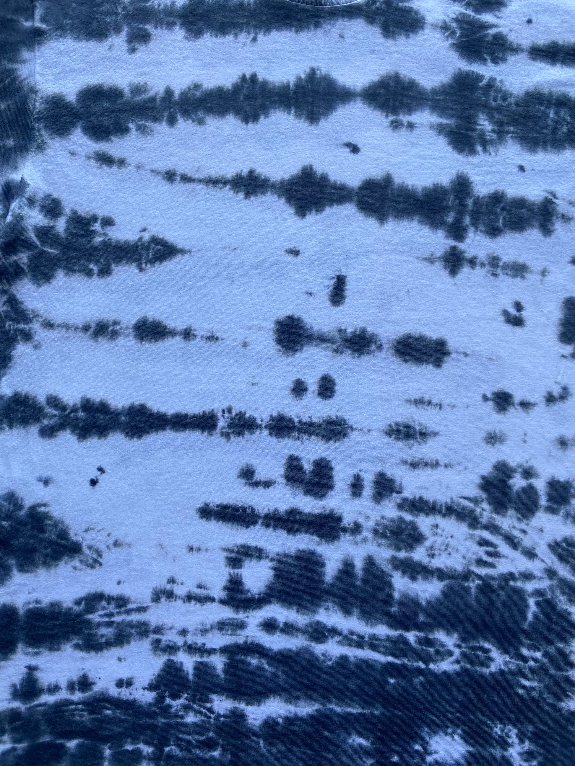 Black Horizontal Stripe Tie Dye T-Shirt, Adult, Youth, XS, S, M, L, XL, 2XL, 3XL, 4XL, 5XL, Dyed in the UK, Gift