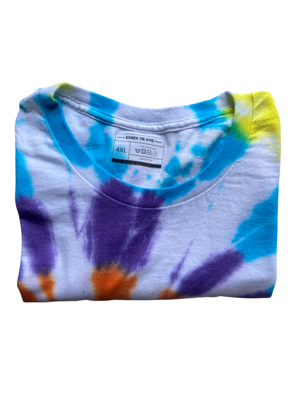 Bright Spiral Tie Dye T-Shirt, Adult, Youth, Unisex, XS, S, M, L, XL, 2XL, 3XL, 4XL, 5XL, Dyed in the UK, Gift