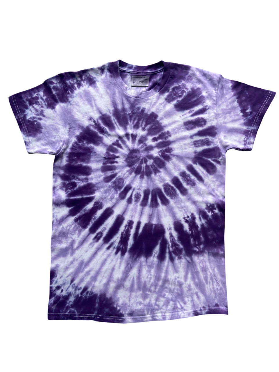 Purple 2 Tone Spiral Tie Dye T-Shirt, Adult, Youth, Unisex, XS, S, M, L, XL, 2XL, 3XL, 4XL, 5XL, Dyed in the UK, Gift