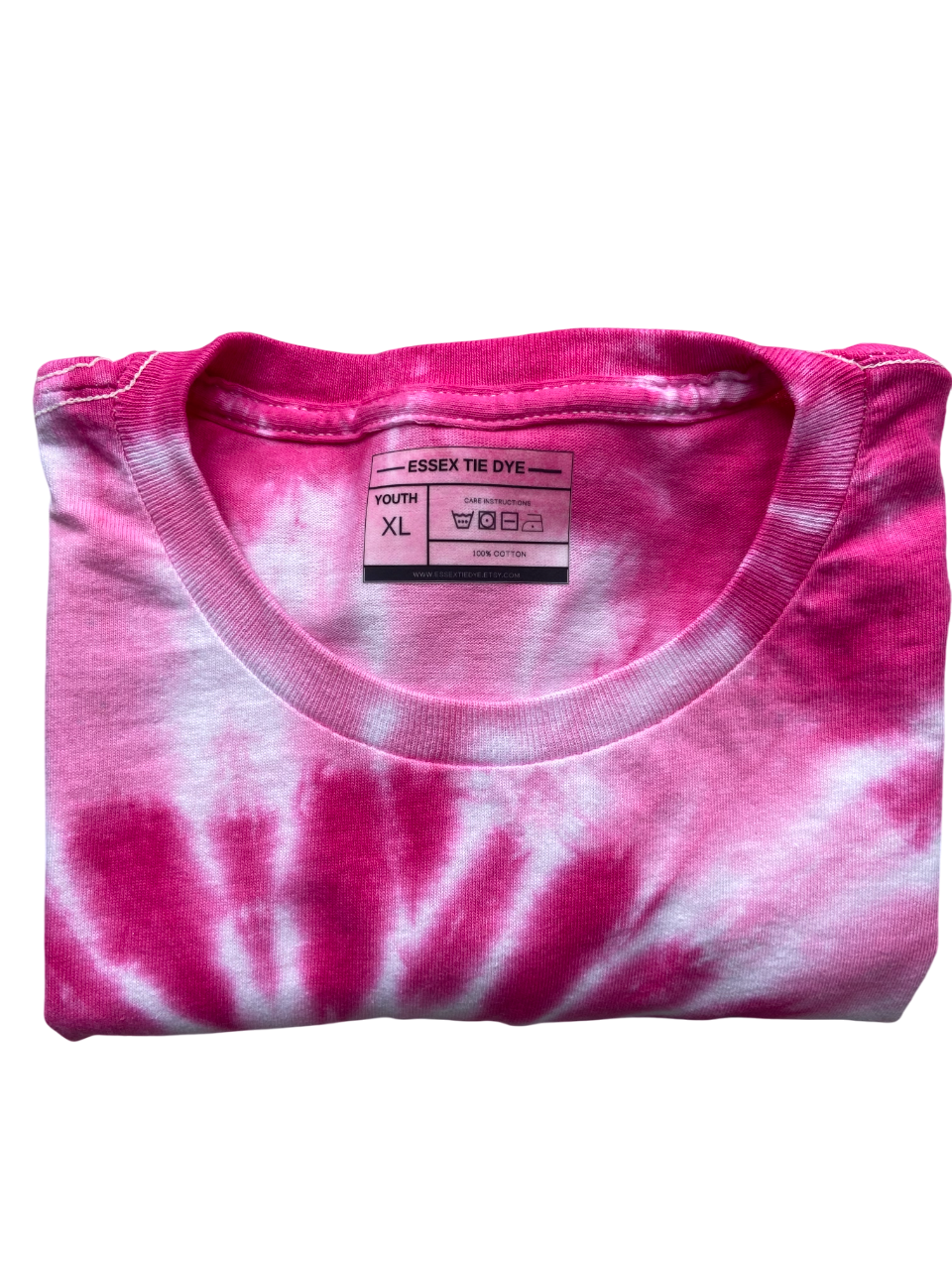 Pink Spiral Tie Dye T-Shirt, Adult, Youth, Unisex, XS, S, M, L, XL, 2XL, 3XL, 4XL, 5XL, Dyed in the UK, Gift