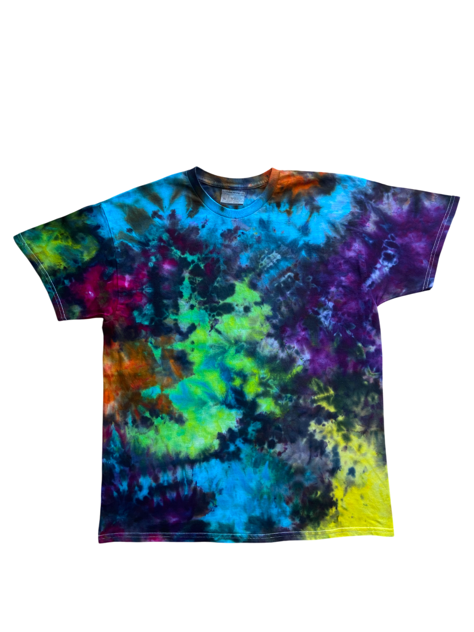 Galaxy Ice Tie Dye T-Shirt, Adult, Youth, Unisex XS, S, M, L, XL, 2XL, 3XL, 4XL, 5XL, Dyed in the UK, Gift