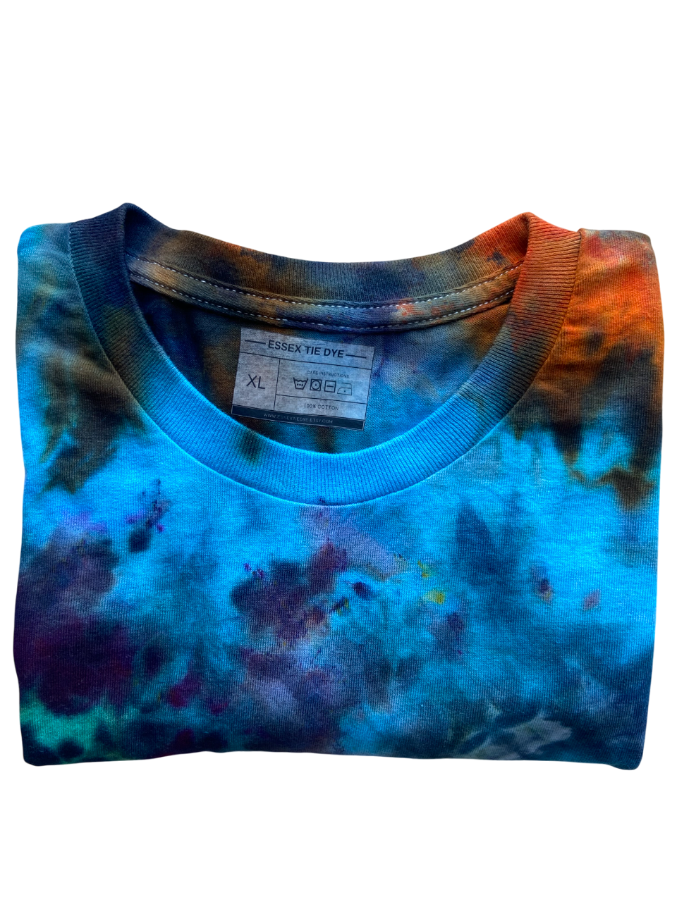 Galaxy Ice Tie Dye T-Shirt, Adult, Youth, Unisex XS, S, M, L, XL, 2XL, 3XL, 4XL, 5XL, Dyed in the UK, Gift