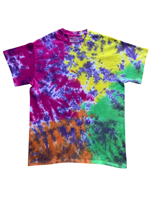 The Clown Tie Dye T-Shirt, Adult, Youth, XS, S, M, L, XL, 2XL, 3XL, 4XL, 5XL, Dyed in the UK, Gift
