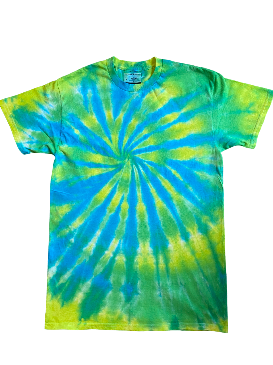 Summer sky Spiral Tie Dye T-Shirt, Adult, Youth, Unisex, XS, S, M, L, XL, 2XL, 3XL, 4XL, 5XL, Dyed in the UK, Gift